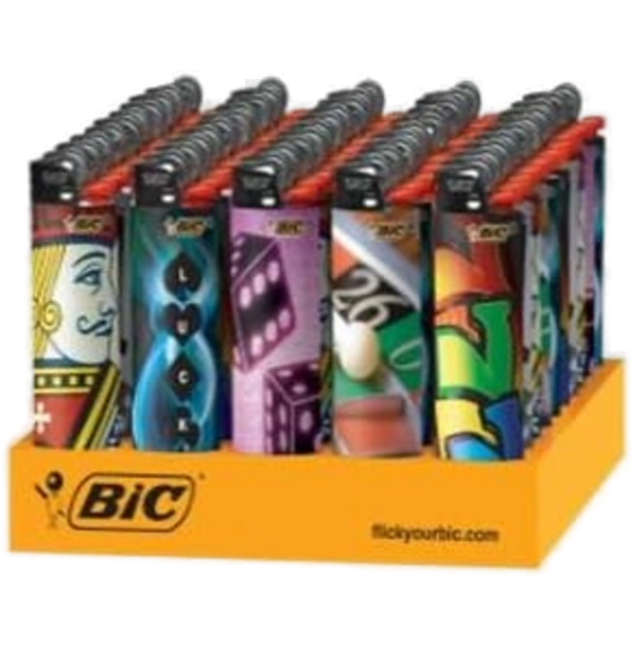 BIC LIGHTERS CASINO 50CT LCWT1CA