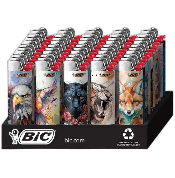 BIC LIGHTERS TATTOOS 50 LCWTITT