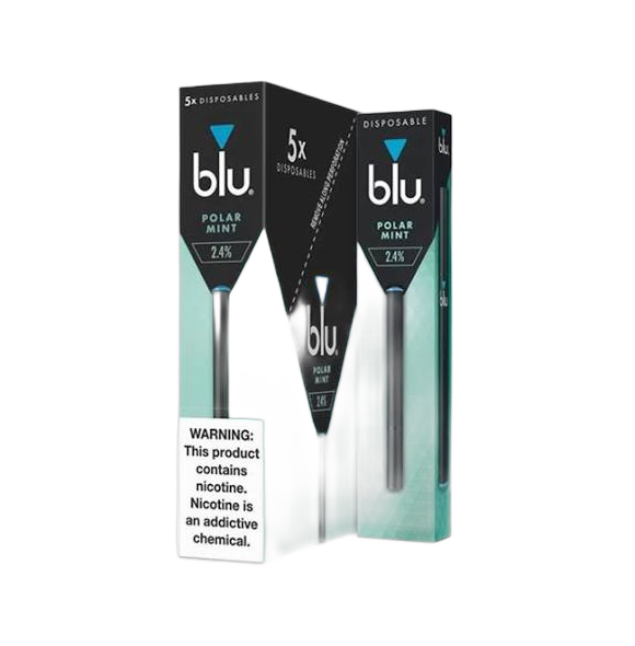 BLU DISPOSBLE POLAR MINT 2.4% 5CT