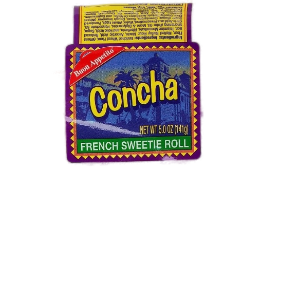 BON APPT FRENCH CONCHA WHITE 6/8CT