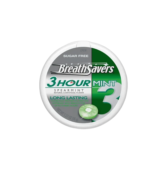 BREATHSAVER 3 HRS SPEARMINT 8'S
