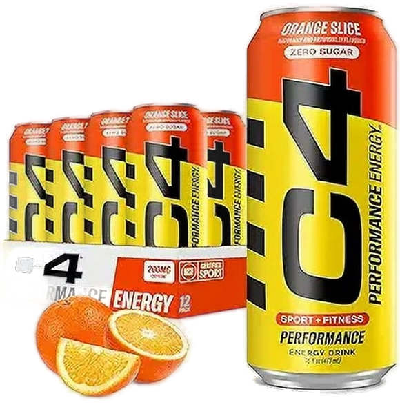 C4 ENERGY PERFOM ORNG SICLE12/16OZ