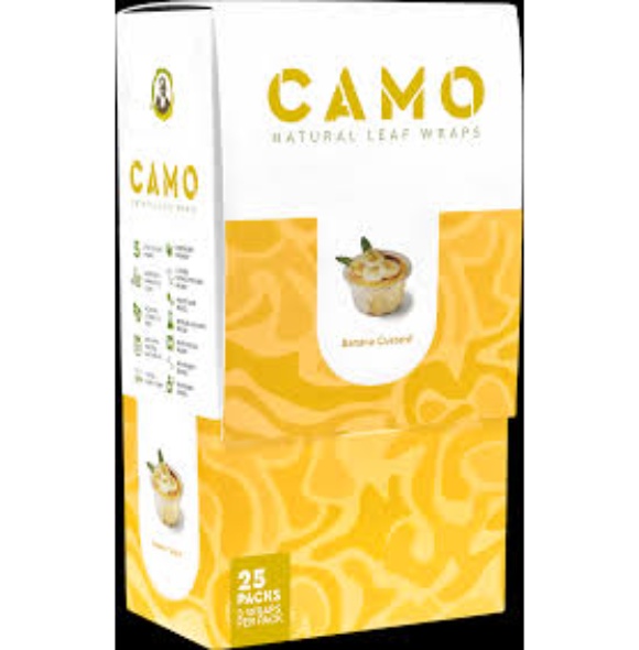 CAMO NAT LEAF WRAP BANNA CUS 25/5PK