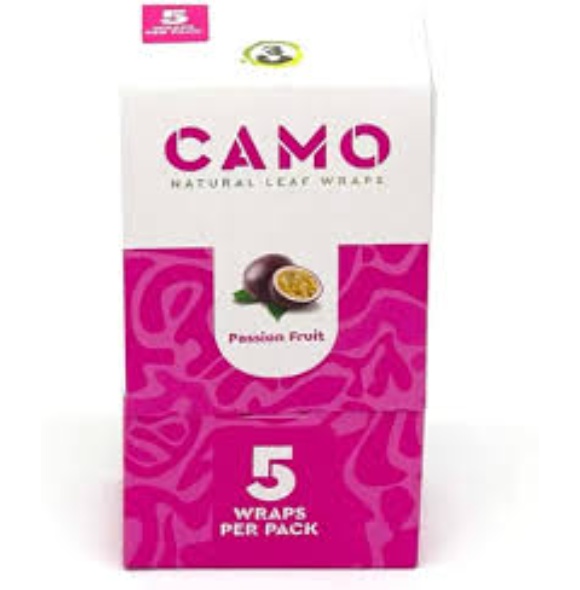 CAMO NAT LEAF WRAP CHERY COL 25/5PK