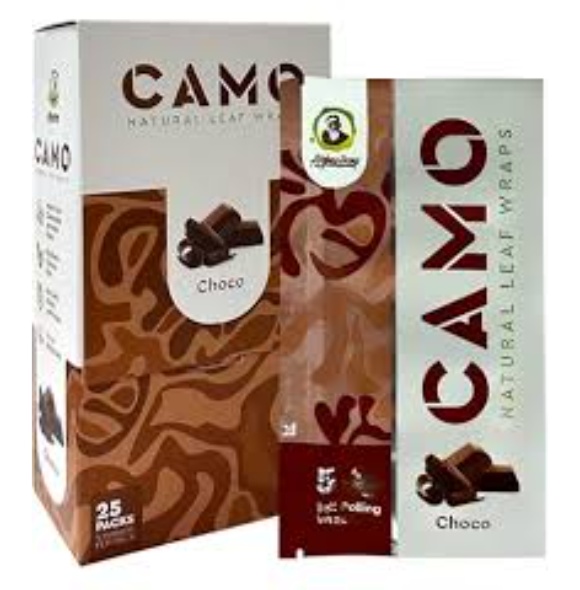 CAMO NAT LEAF WRAP GOJI BRY 25/5PK