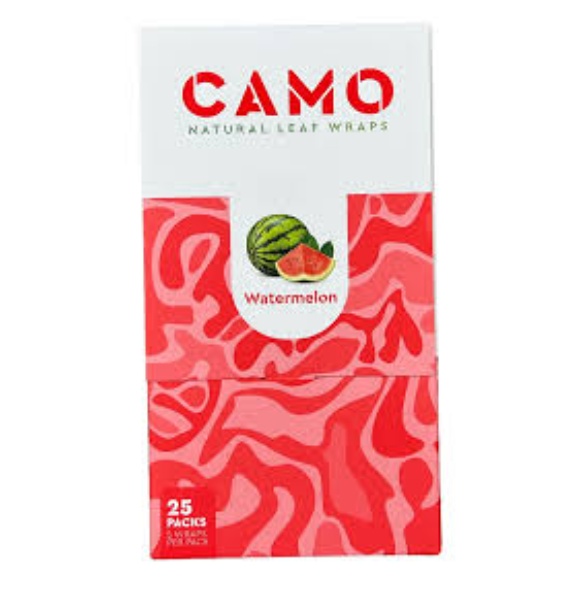 CAMO NAT LEAF WRAP WATERMELN 25/5PK