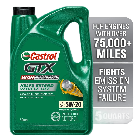 CASTROL G HIGH MILE 5W20 6/1QT