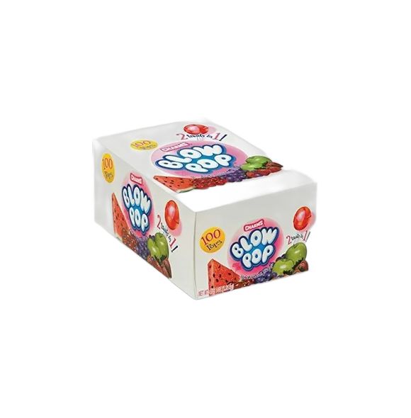 CHARMS BLO-POP ASST 100 CT BOX