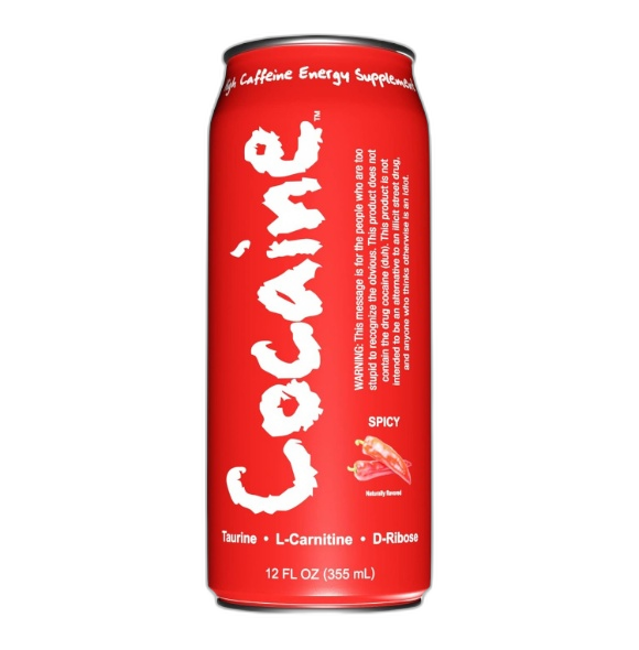 COCAINE ENERGY DRINK CITRUS 12/12OZ