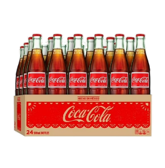 COKE MEXICAN GL BOT 24CT 16OZ 500ML
