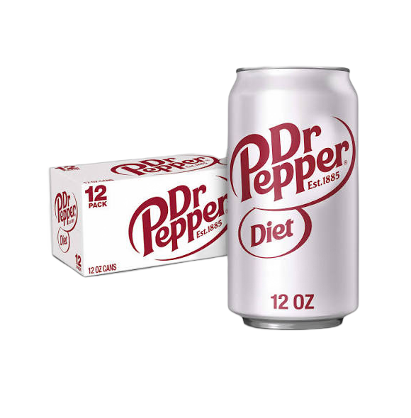 DIET DR. PEPPER 12 OZ CANS 2/12PK