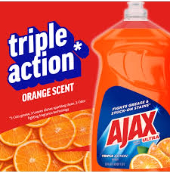 DISH SOAP AJAX LIQ 12.6 OZ ORANGE