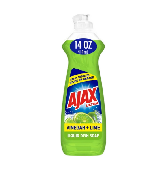 DISH SOAP AJAX LIQ 14 OZ LIME