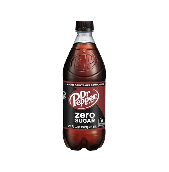 DR. PEPPER ZERO 24/20 OZ BOTTLE