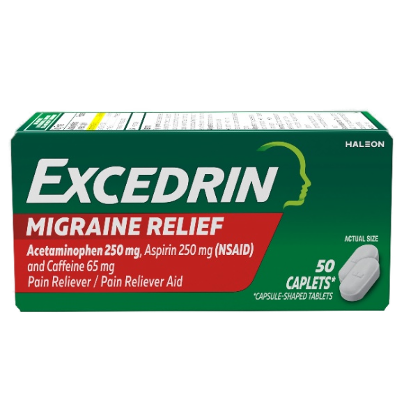 EXCEDRIN MIGRAINE 50/2'S SELECT