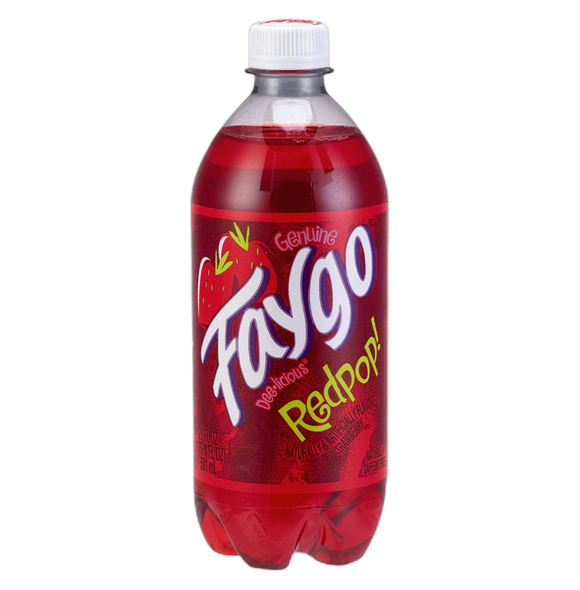 FAYGO STRAWBERRY RED POP 24CT 20 OZ