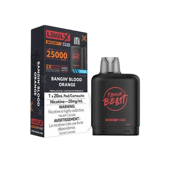 FLAVOR BEAST BANGIN BLOOD ICED 25K