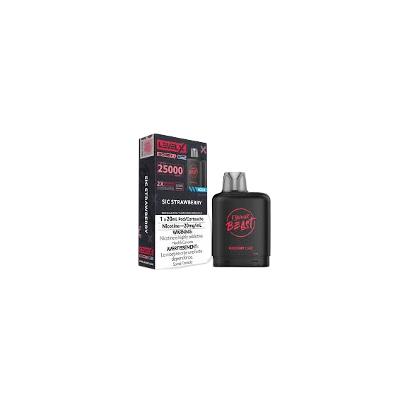FLAVOR BEAST SIC STRAWBERRY ICE 25K