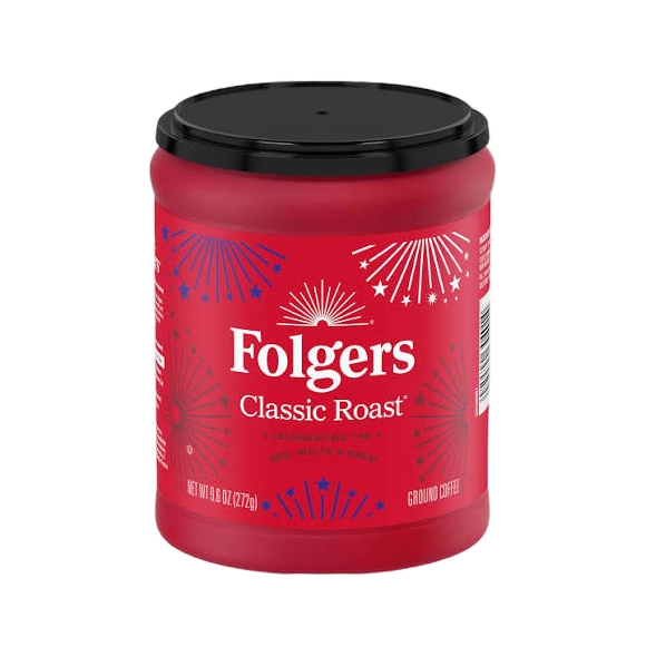 FOLGERS ADC COFFEE 6/9.6 OZ CAN