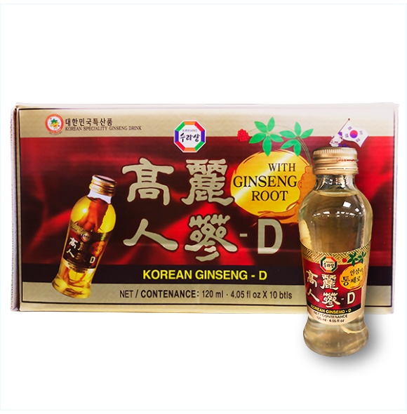 GINSENG KOREAN DRINK VIT 6/10/120ML