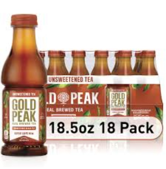 GOLD PEAK UNSWEETENED 18 CT 18 OZ
