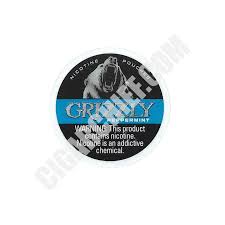 GRIZZLY PEPPERMINT 7MG NICOTINE PCH
