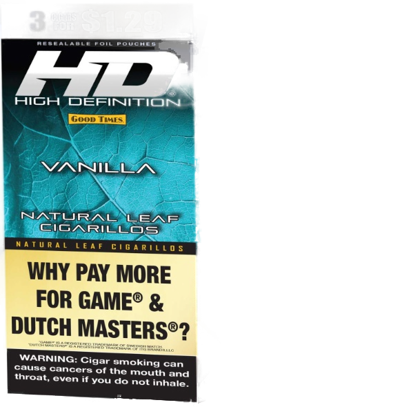 G/T CIG HD VANILLA 5/3/$1.29