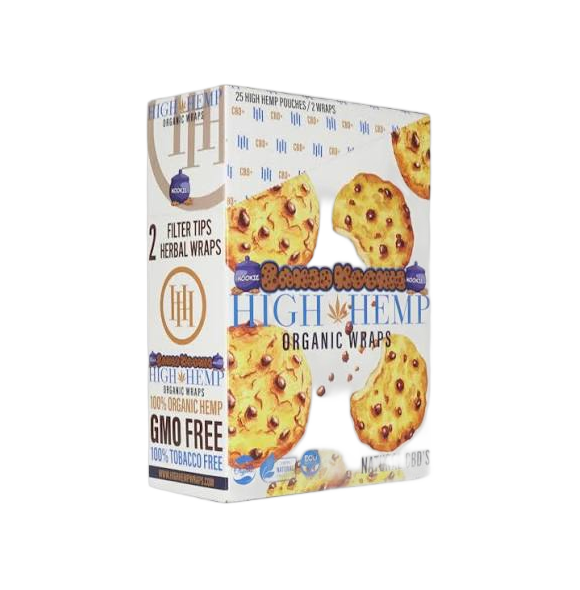 HIGH HEMP ORGANIC WRAPS KOOKIE 25CT