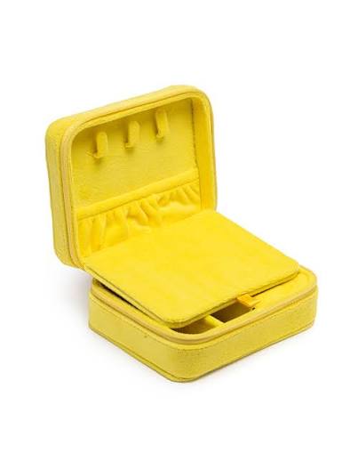 JEWELRY/ZIP LOCK BAG 1510 YELLOW