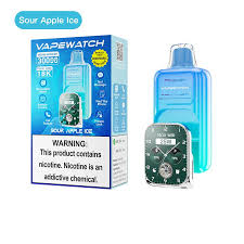 JNR VAPEWATCH SOUR APPLE ICE 5/30K