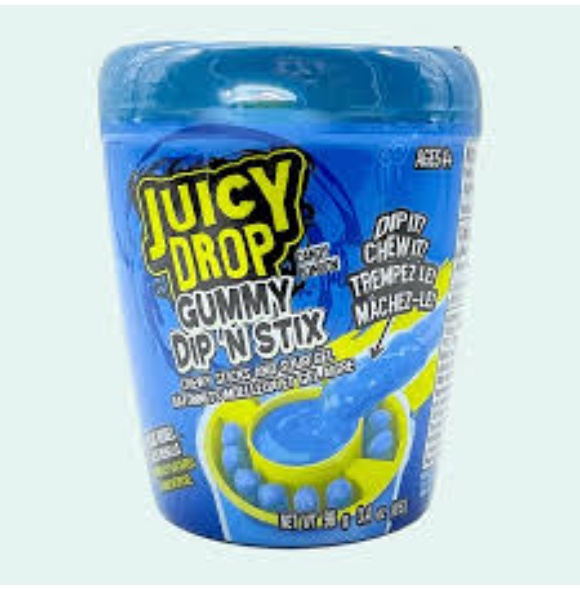 JUICY DROP GUMMY DIP N STIX 8/7 OZ