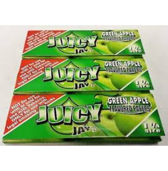 JUICY J GREEN APPLE 1 1/4 BOX/24