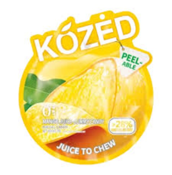 KOZED PEELABLE GUMMY LEMON 60CT
