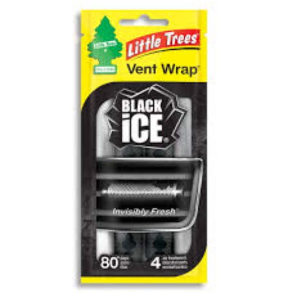 LITTLE T VENT WRAP BLACK ICE 4PK