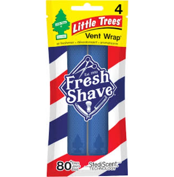LITTLE T VENT WRAP FRESH SHAVE 4PK