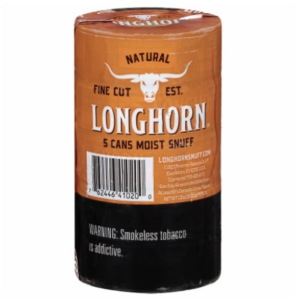 LONGHORN FCW MOIST SNUFF 18/5CT