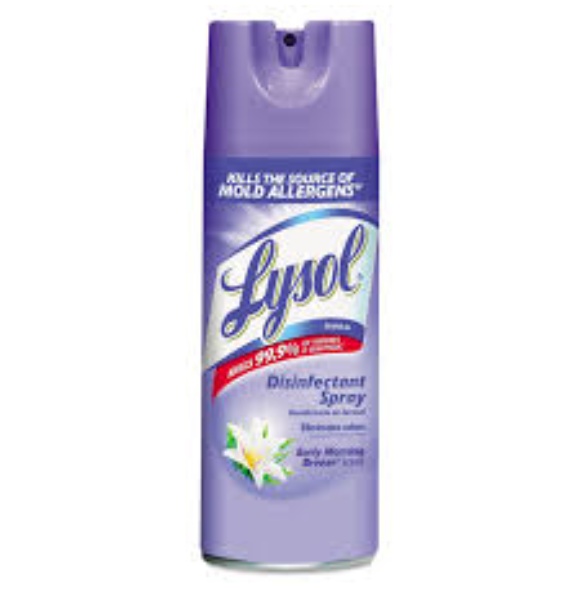LYSOL SPRAY 12/12.5OZ E MORNING BR