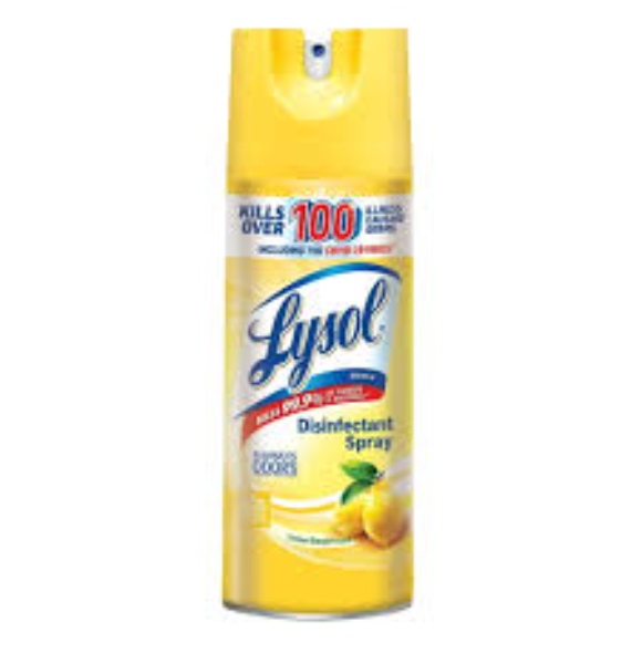 LYSOL SPRAY 12/12.5OZ LEMON BREEZE