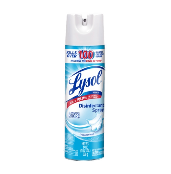 LYSOL SPRAY 12/19 OZ CRISP LINEN