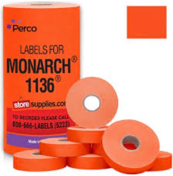 MONARCH LABEL RED