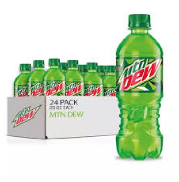 MOUNTAIN DEW 20 OZ BOTTLE