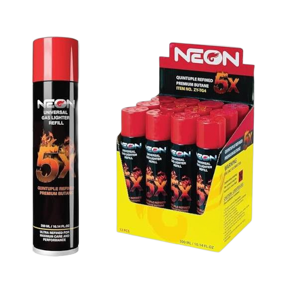 NEON 5X BUTANE GAS 300ML ZYNEON5X