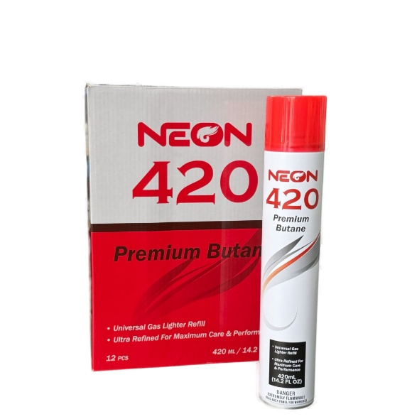 NEON PREM BUTAN GAS 420ML ZYNEON420