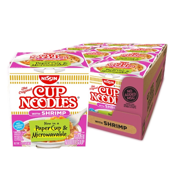 NISSIN CUP NOODLE SHRIMP 12 CT