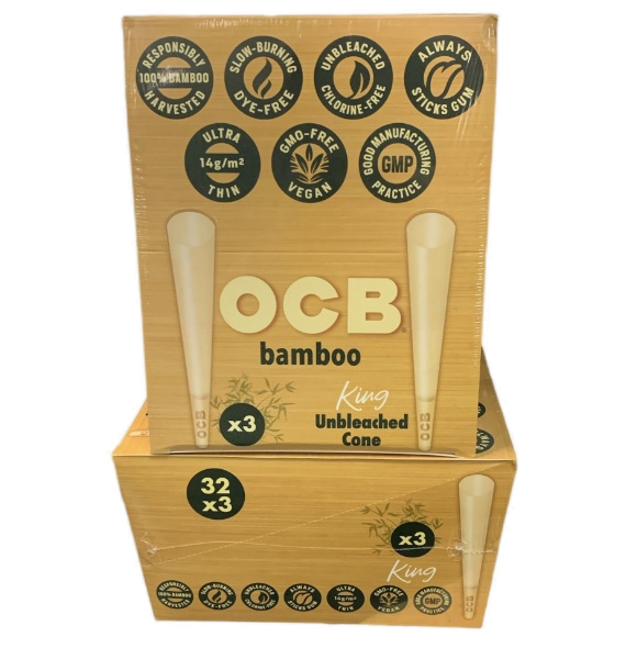 O C B BAMBOO CONE KING SZ 32/3PK