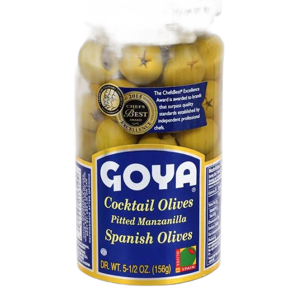 OLIVES GOYA PITTED 5.5 OZ JAR