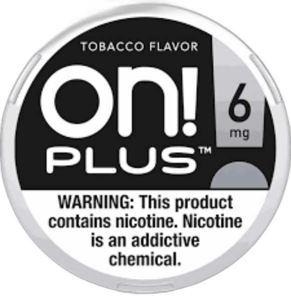 ON PLUS TOBACCO 6MG NICOT PCHS 5CN