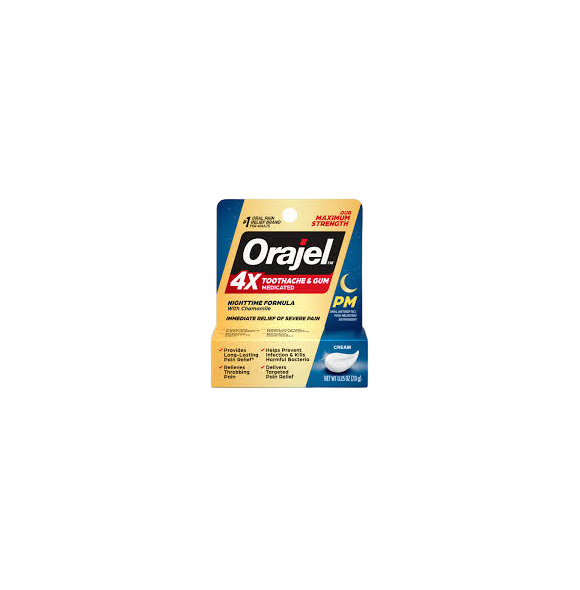 ORAJEL E/S CREAM .25 OZ 4X MEDICATE