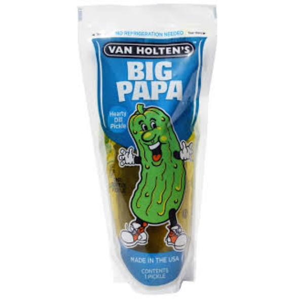 PICKLE DILL BIG PAPA POUCH 12CT