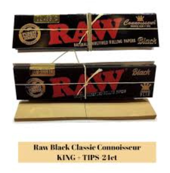 RAW CLASIC BLK CONNOISSEUR KS+TP 24